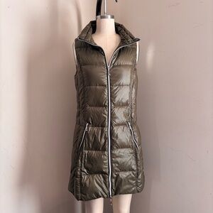 ANORAK Olive Puffer Down Vest